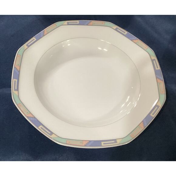 Christopher Stuart SOUTHWEST Octagonal Soup Bowls Set Of 4 - Picture 8 of 9